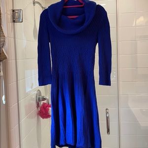 Blue Eliza J sweater dress